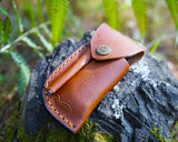 Damascus Folding Knife - Handmade knife - Best for Survival and Camping - Comes with the sheath