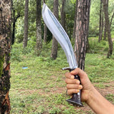11 inch hand-forged 5160 Steel Afghan Issue kukri Full Tang Gurkha Khukuri