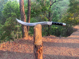 20 inch Kopis | Highly Graded Carbon Steel Blade | Handforged Survival Kopis | Tactical Machete | Balance water tempered | Ready to use
