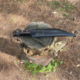 12 inch Hand Forged Hunting Seax Viking knife | Full Tang Balance tempered Survival Tools | Blade From Nepal