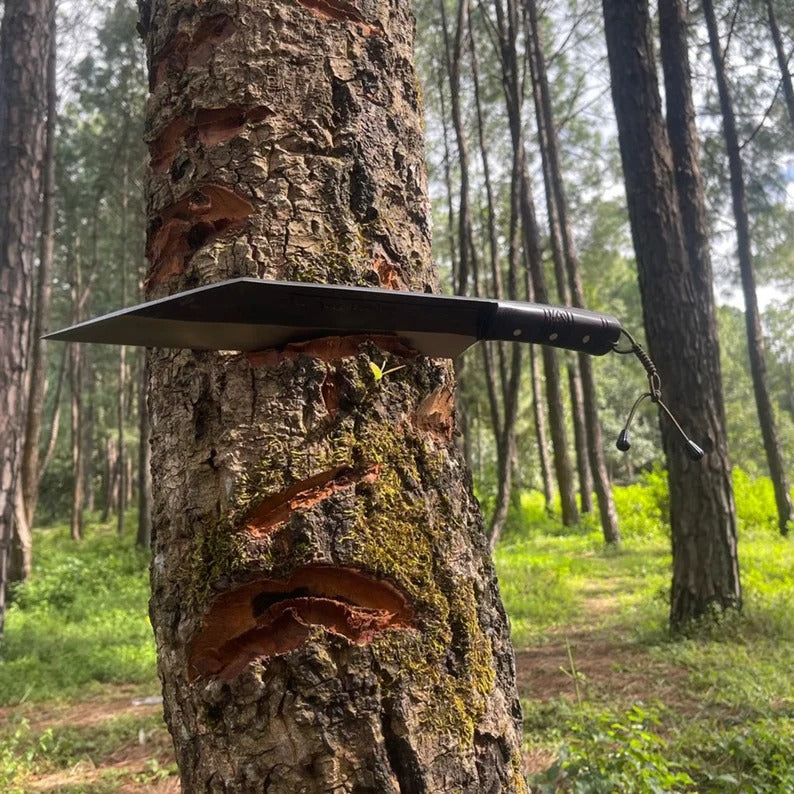 12 inch Hand Forged Hunting Seax Viking knife | Full Tang Balance tempered Survival Tools | Blade From Nepal