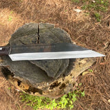 12 inch Hand Forged Hunting Seax Viking knife | Full Tang Balance tempered Survival Tools | Blade From Nepal