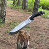 11" Hand forged Seax Knife, Viking Dagger Knives, Survival Fixed blade Knife, Hunting Strong Ready to use blade, Jeep leaf spring blade