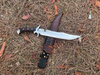 Hand forged 13 inch bowie knife | Highly Graded Carbon Steel | Machete Survival Tools | Full Tang Using knife | Balanced Water Tempered