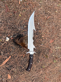 13 inch Handforged Machete Full Tang blade | Truck Leaf Spring Balanced Survival Tools | Bowie knife | Ready to use blade