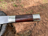 13 inch Seax Knife, Hand Forged Bushcraft knife, Jeep Leaf Spring Fixed Blade knife, Hunting knives, using Seax Sword, Jungle knife