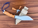 Tactical hand forged Kukri Knife, Handmade Carbon Steel knife, Tactical khukuri knife with beautiful Rosewood Handle |