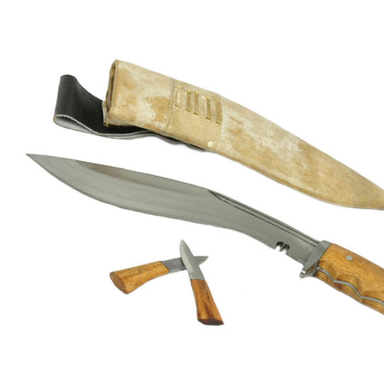 Hand Forged full Tang 11 inch Authentic British Gurkha Iraqi Operation Issue Kukuri knife - Handmade By Famous Gurkha Khukuri House in Nepal