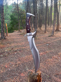 13 inch Hand forged Bowie knife | Highly Graded Carbon Steel Tactical knife | Bushcraft Knife | Balanced Water Tempered | Gift for him