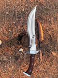 13 inch Hand forged Bowie knife | Highly Graded Carbon Steel Tactical knife | Bushcraft Knife | Balanced Water Tempered | Gift for him