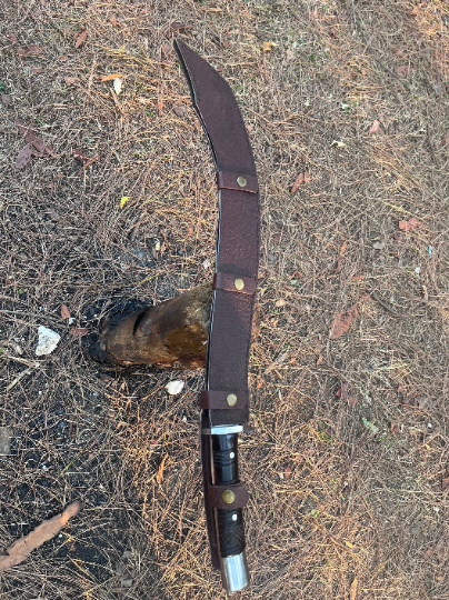 20 inch Kopis | Highly Graded Carbon Steel Blade | Handforged Survival Kopis | Tactical Machete | Balance water tempered | Ready to use