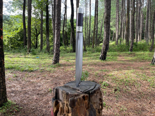 13 inch Seax Knife, Hand Forged Bushcraft knife, Jeep Leaf Spring Fixed Blade knife, Hunting knives, using Seax Sword, Jungle knife