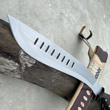 Bushcraft 11 Hand Forged Khukuri Gurkha Knife-Handmade Kukri-kukri machete-Kukri Knife-Real Khukri,Best Khukri for outdoor,Collectible knife