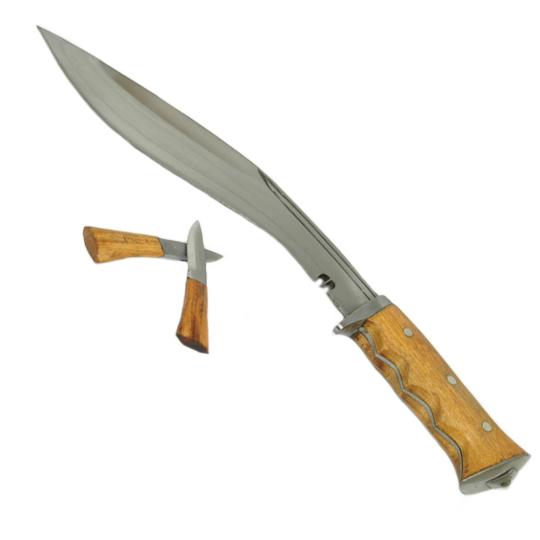 Hand Forged full Tang 11 inch Authentic British Gurkha Iraqi Operation Issue Kukuri knife - Handmade By Famous Gurkha Khukuri House in Nepal