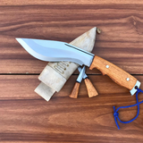 Tactical hand forged Kukri Knife, Handmade Carbon Steel knife, Tactical khukuri knife with beautiful Rosewood Handle |