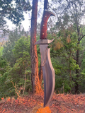 13 inch Hand forged Bowie knife | Highly Graded Carbon Steel Tactical knife | Bushcraft Knife | Balanced Water Tempered | Gift for him