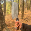 8 Inch Hand forged Custom Chef Knife | Full Tang Khukuri Using blade | Handmade cleaver machete | Best Anniversary Gifts