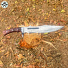 12.5" Blade kukri chef Knife, Hand forged Bowie knife, Jeep Leaf Spring, Balance water tempered, full tang-Sharpen, Ready to use