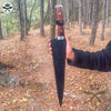 15 inch Hunting Knife | Survival | Hunting Knife | Hand Forge Machete Kukri | Ready To Use | Razor-Sharp | Bowie knife | damascus knife