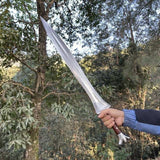 Handmade Viking Sword | Expert Smith Forged | Personalized Gift for Him | Balanced  | Custom Replica Sword | Geralt of Rivia Inspired