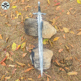 29-Inch Hand-Forged Viking Sword: Full Tang Handmade Sword, Ready-to-Use Long Blade | Special Anniversary Gifts for husband