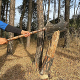 Hand Forged Long Custom Axe | Handmade Survival knife Axe | Viking Axe | Ready To Use Full tang Axe