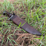Khukuri Knife sheath on grass