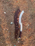 20 inch handmade khopesh | Highly Graded Carbon Steel Blade | Survival Tools | Tactical Machete | Balance water tempered | Ready to use