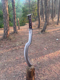 20 inch handmade khopesh | Highly Graded Carbon Steel Blade | Survival Tools | Tactical Machete | Balance water tempered | Ready to use