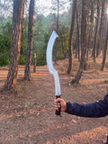 20 inch handmade khopesh | Highly Graded Carbon Steel Blade | Survival Tools | Tactical Machete | Balance water tempered | Ready to use