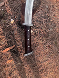 20 inch handmade khopesh | Highly Graded Carbon Steel Blade | Survival Tools | Tactical Machete | Balance water tempered | Ready to use