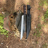 12" Hand Forged Hunting Seax Viking knife | Full Tang Balance tempered Survival Tools | Blade From Nepal