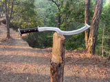 20 inch handmade khopesh | Highly Graded Carbon Steel Blade | Survival Tools | Tactical Machete | Balance water tempered | Ready to use
