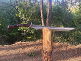 21 inch Tactical Machete | Hand forged kukri knives | Full tang blade machete knife | Survival knife, Tactical knife | Truck Leaf Spring blade