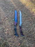21 inch Tactical Machete | Hand forged kukri knives | Full tang blade machete knife | Survival knife, Tactical knife | Truck Leaf Spring blade