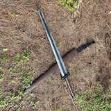 43" Guts' Raider Sword | Custom Hand forged Viking Sword | Truck Leaf Spring Sword | Ready to use Sword | Tactical Sword