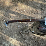Handmade Custom Survival Machete  | Handforged Viking Axe | Ready To Use Full tang Axe | Long Woodcutting Machete | Bushcraft knife