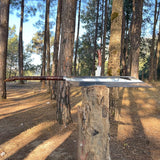 41" Hand-Forged Survival Machete | Full Tang Bushcraft Knife | Viking Style Woodcutting Blade | Custom Outdoor Tool | Ready to Use