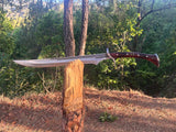21 inch Tactical Machete | Hand forged kukri knives | Full tang blade machete knife | Survival knife, Tactical knife | Truck Leaf Spring blade