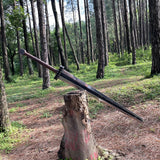 43" Guts' Raider Sword | Custom Hand forged Viking Sword | Truck Leaf Spring Sword | Ready to use Sword | Tactical Sword