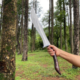 17.5 Inches Tactical Machete | Hand forged kukri knives | Gurkha Blade | Full tang machete knife | Survival knife, Tactical knife