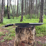 16 inch Hand forged Machete Knife | Truck Leaf Spring Blade | Hunting Camping Outdoor tools | Buy Khukuri Knives now | Survival Tools