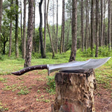 17.5 Inches Tactical Machete | Hand forged kukri knives | Gurkha Blade | Full tang machete knife | Survival knife, Tactical knife