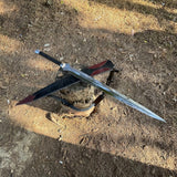 26" Blade Viking Sword | Tactical Hand forged blade | Traditional Handmade Viking Sword Blade | Full tang sword | Truck Leaf spring blade