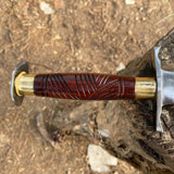 19 Inch Hand forged Sword | Tactical Hand Forged Blade | Traditional Handmade Viking Sword | Full Tang Truck Leaf spring blade