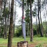 18 inch Hand forged Viking Spear sword | handmade throwing Machete knife | Buy the Viking sword | Survival tools | Ready to use