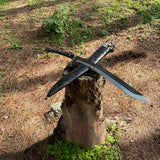 18 inch Hunting kukri knife, Carbon Steel khukuri Machete, Handmade Carbon steel knife, Hunting Camping, Tactical kukri