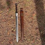 21 Inch Tactical Viking Sword | 5160 steel, Survival Sword, Handmade Viking Sword Blade | Full tang Hand Forged Sword | Ready to use