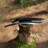 18 inch Hunting kukri knife, Carbon Steel khukuri Machete, Handmade Carbon steel knife, Hunting Camping, Tactical kukri
