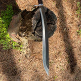 18 inch Hunting kukri knife, Carbon Steel khukuri Machete, Handmade Carbon steel knife, Hunting Camping, Tactical kukri